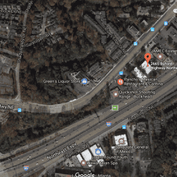 Arial of the four-acre office portfolio owned by Atlas Interests